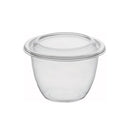 Bol à salade en plastique jetable transparent 750ml