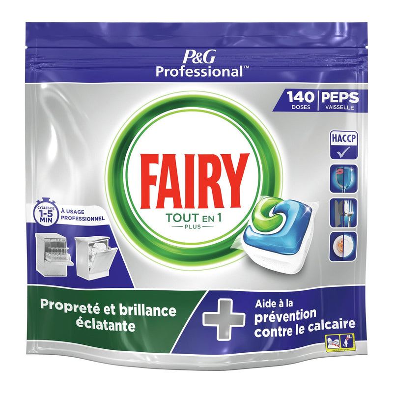 Pastilles lave-vaisselle tout-en-un Fairy Professionnal x 140