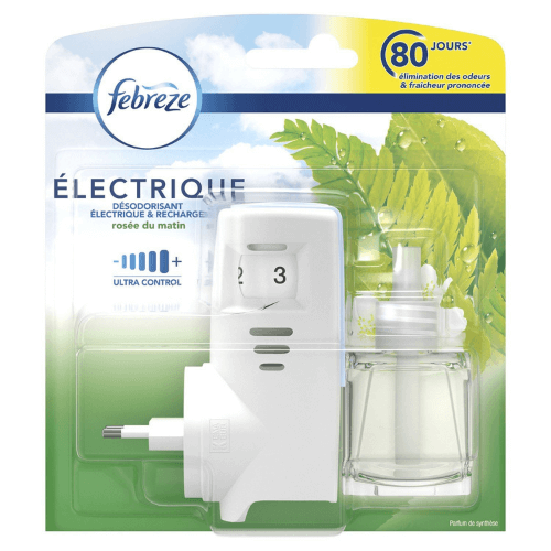 Désodorisant Électrique Febreze Kit rosée du matin