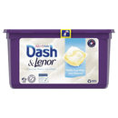 Lessive Dash Pods 33 doses Peaux Sensibles