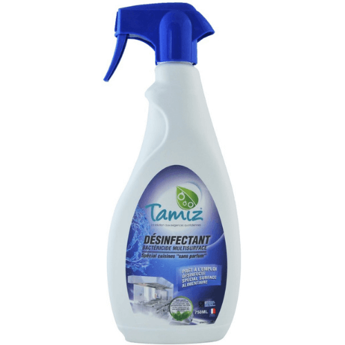 Nettoyant Désinfectant Multi-Surfaces 750ml sans parfum TAMIZ 