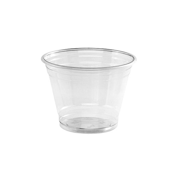 Pot à dessert jetable plastique transparent recyclable 266ml – Obbi